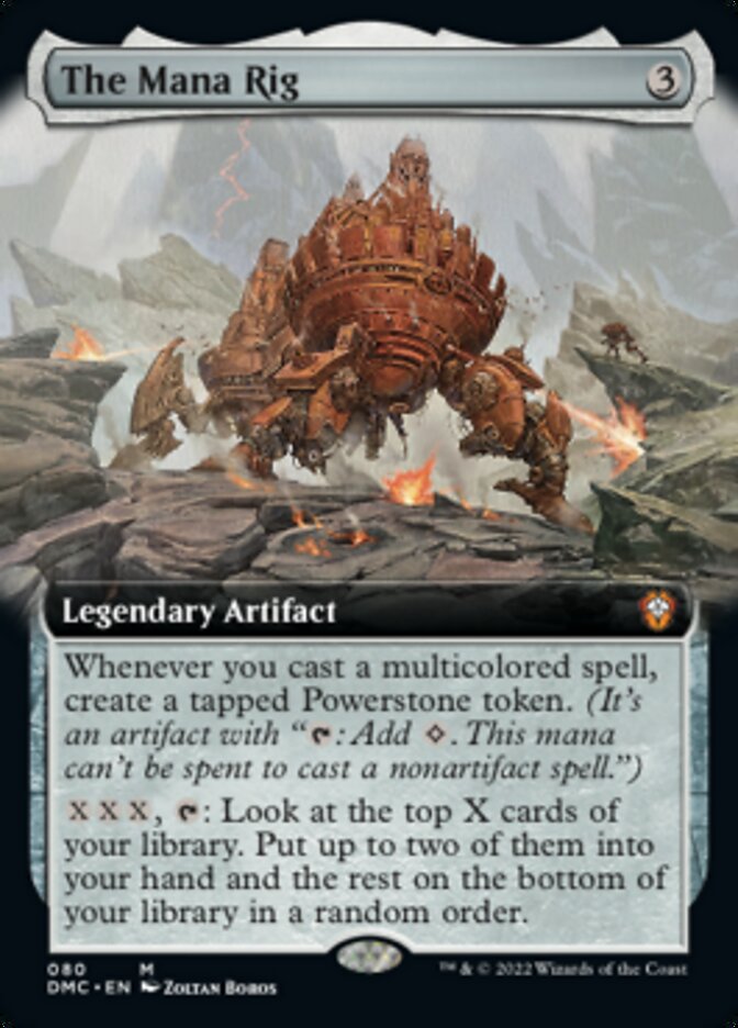 The Mana Rig (Extended Art) [Dominaria United Commander] | Fandemonia Ltd