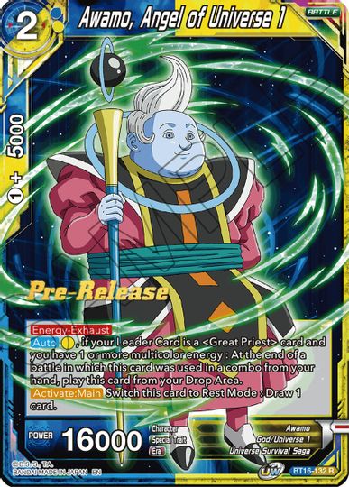 Awamo, Angel of Universe 1 (BT16-132) [Realm of the Gods Prerelease Promos] | Fandemonia Ltd