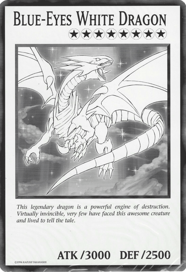 Blue-Eyes White Dragon (Oversized) Common | Fandemonia Ltd