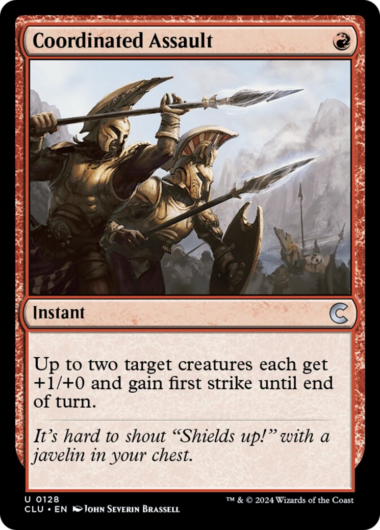 Coordinated Assault [Ravnica: Clue Edition] | Fandemonia Ltd