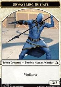 Unwavering Initiate // Wurm Token [Amonkhet Tokens] | Fandemonia Ltd