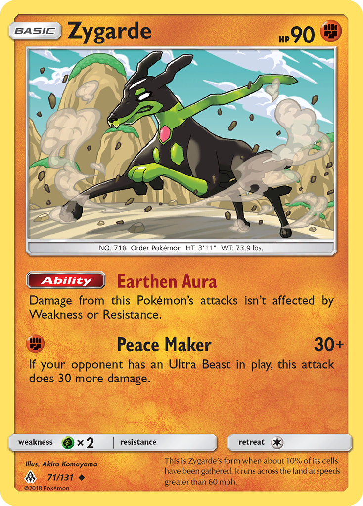 Zygarde (71/131) [Sun & Moon: Forbidden Light] | Fandemonia Ltd