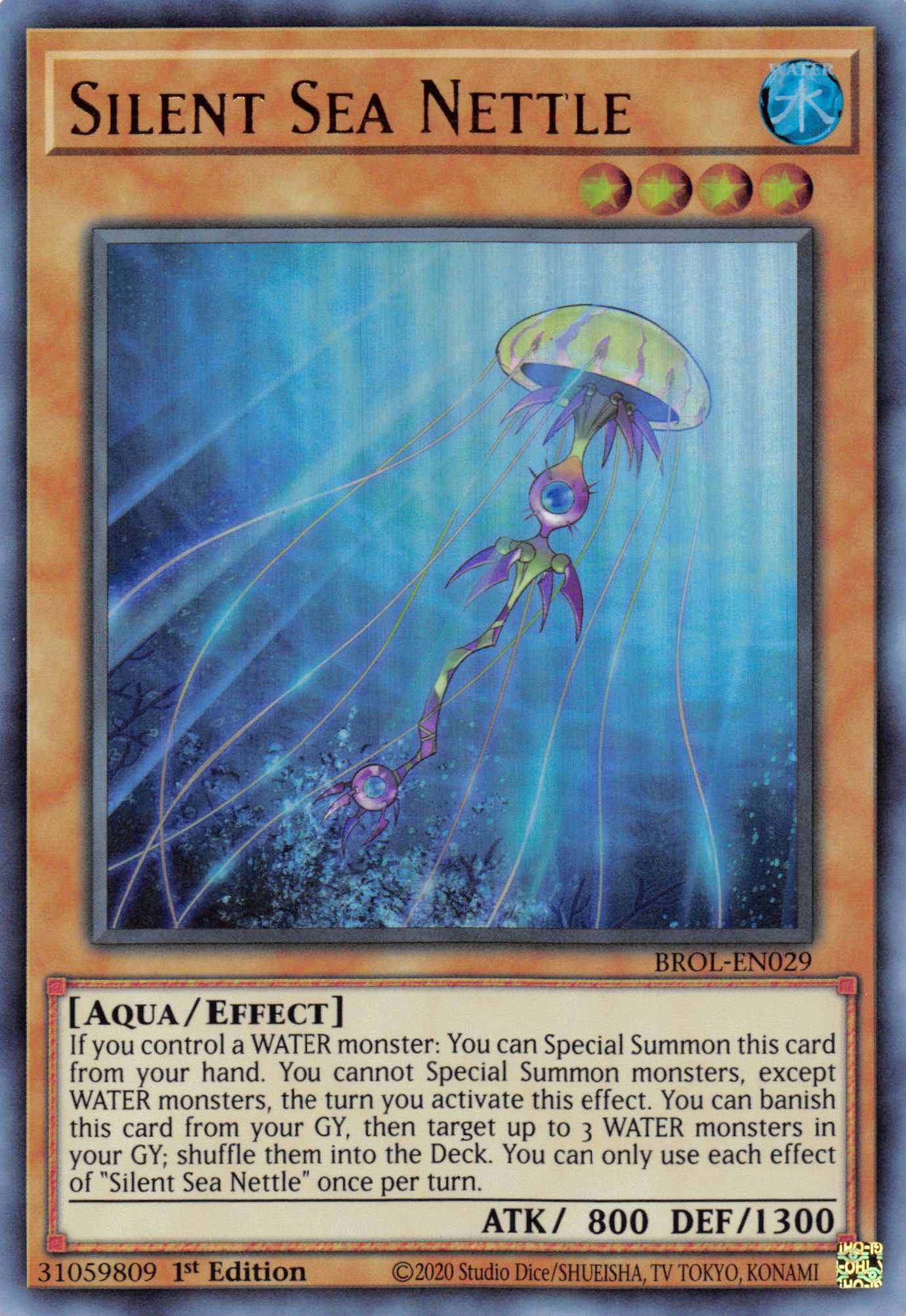 Silent Sea Nettle [BROL-EN029] Ultra Rare | Fandemonia Ltd