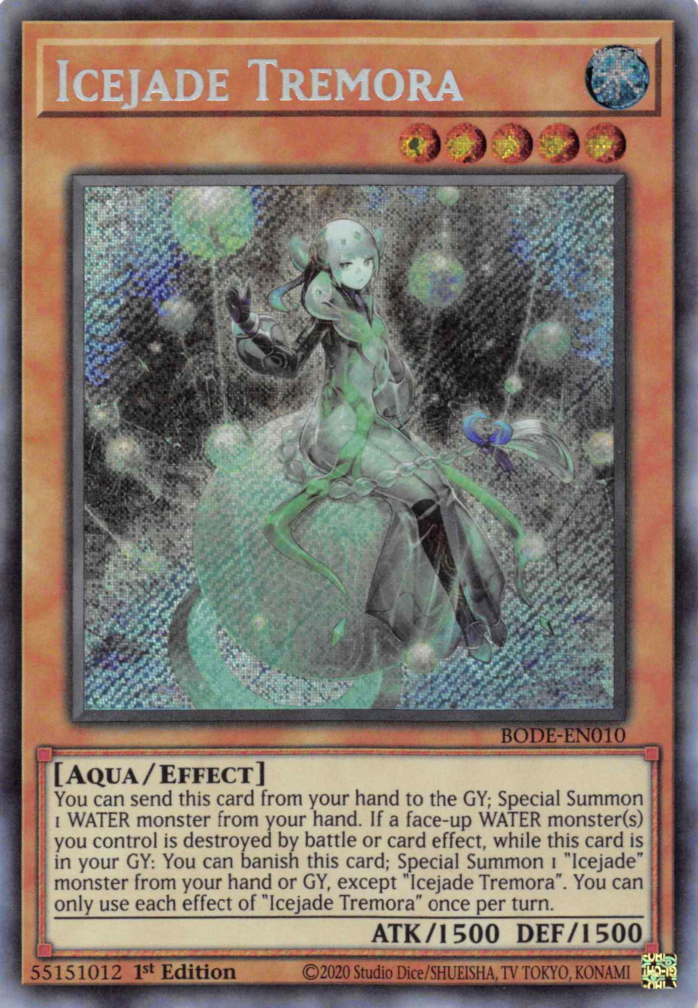 Icejade Tremora [BODE-EN010] Secret Rare | Fandemonia Ltd