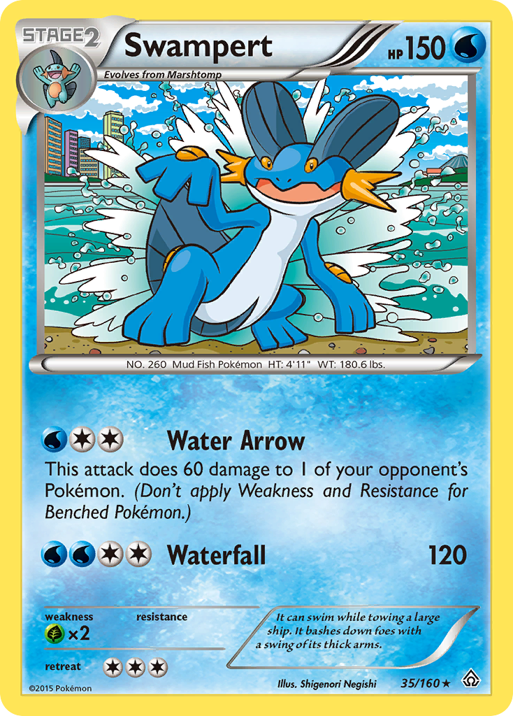 Swampert (35/160) [XY: Primal Clash] | Fandemonia Ltd