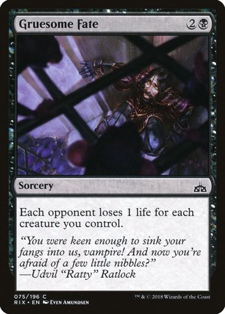 Gruesome Fate [Rivals of Ixalan] | Fandemonia Ltd