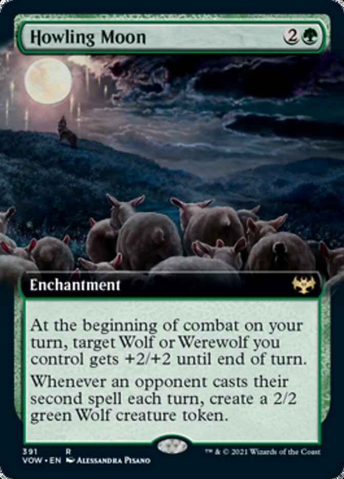 Howling Moon (Extended) [Innistrad: Crimson Vow] | Fandemonia Ltd