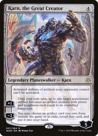 Karn, the Great Creator [War of the Spark] | Fandemonia Ltd
