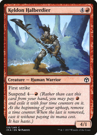 Keldon Halberdier [Iconic Masters] | Fandemonia Ltd