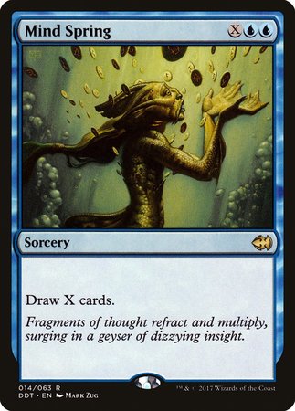 Mind Spring [Duel Decks: Merfolk vs. Goblins] | Fandemonia Ltd