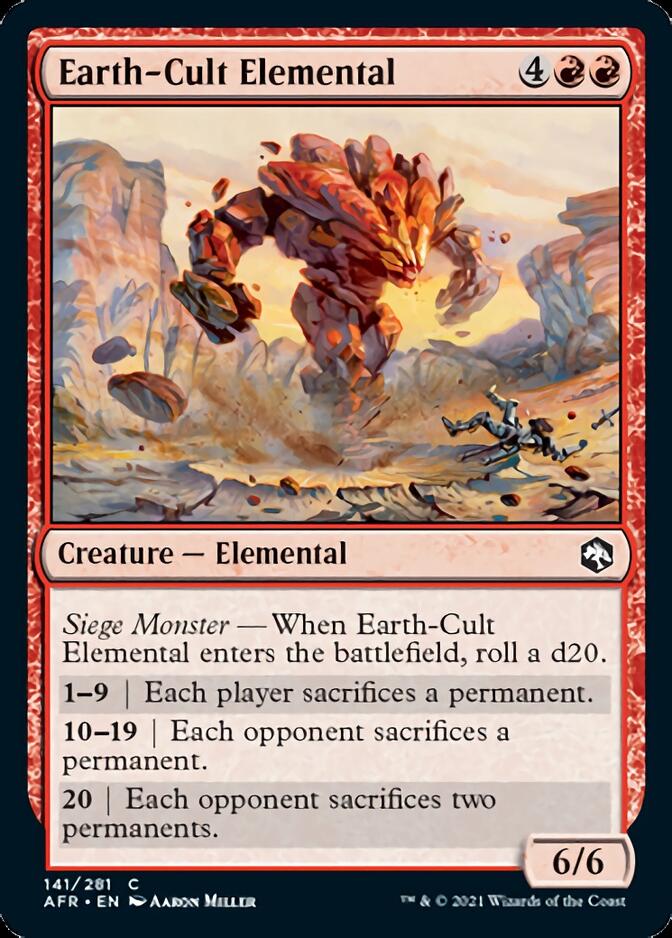 Earth-Cult Elemental [Dungeons & Dragons: Adventures in the Forgotten Realms] | Fandemonia Ltd