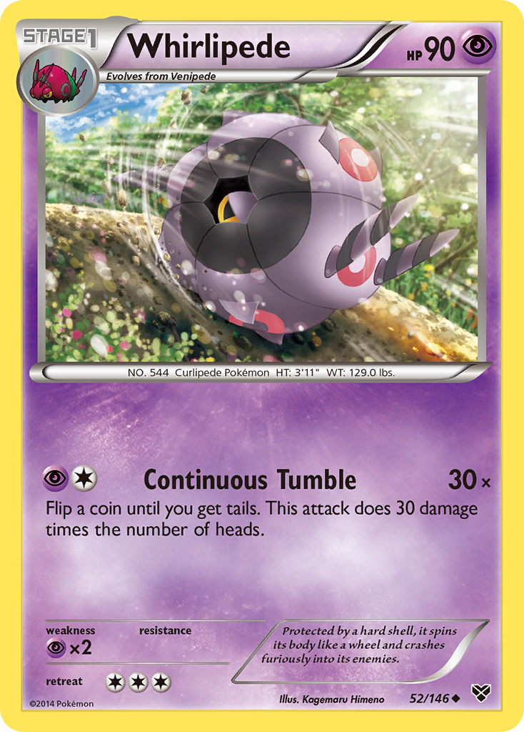 Whirlipede (52/146) [XY: Base Set] | Fandemonia Ltd