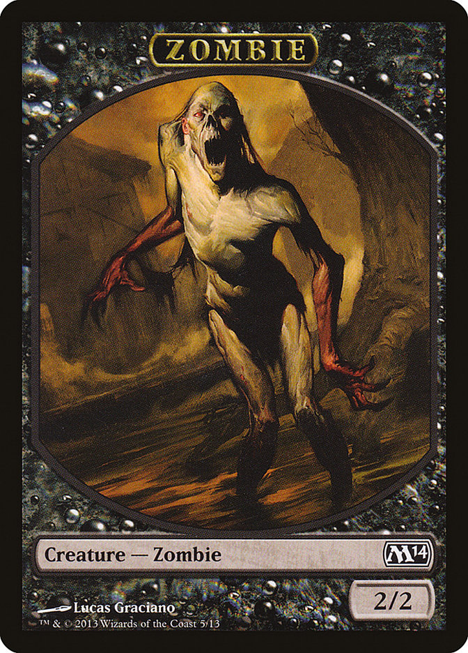 Zombie [Magic 2014 Tokens] | Fandemonia Ltd