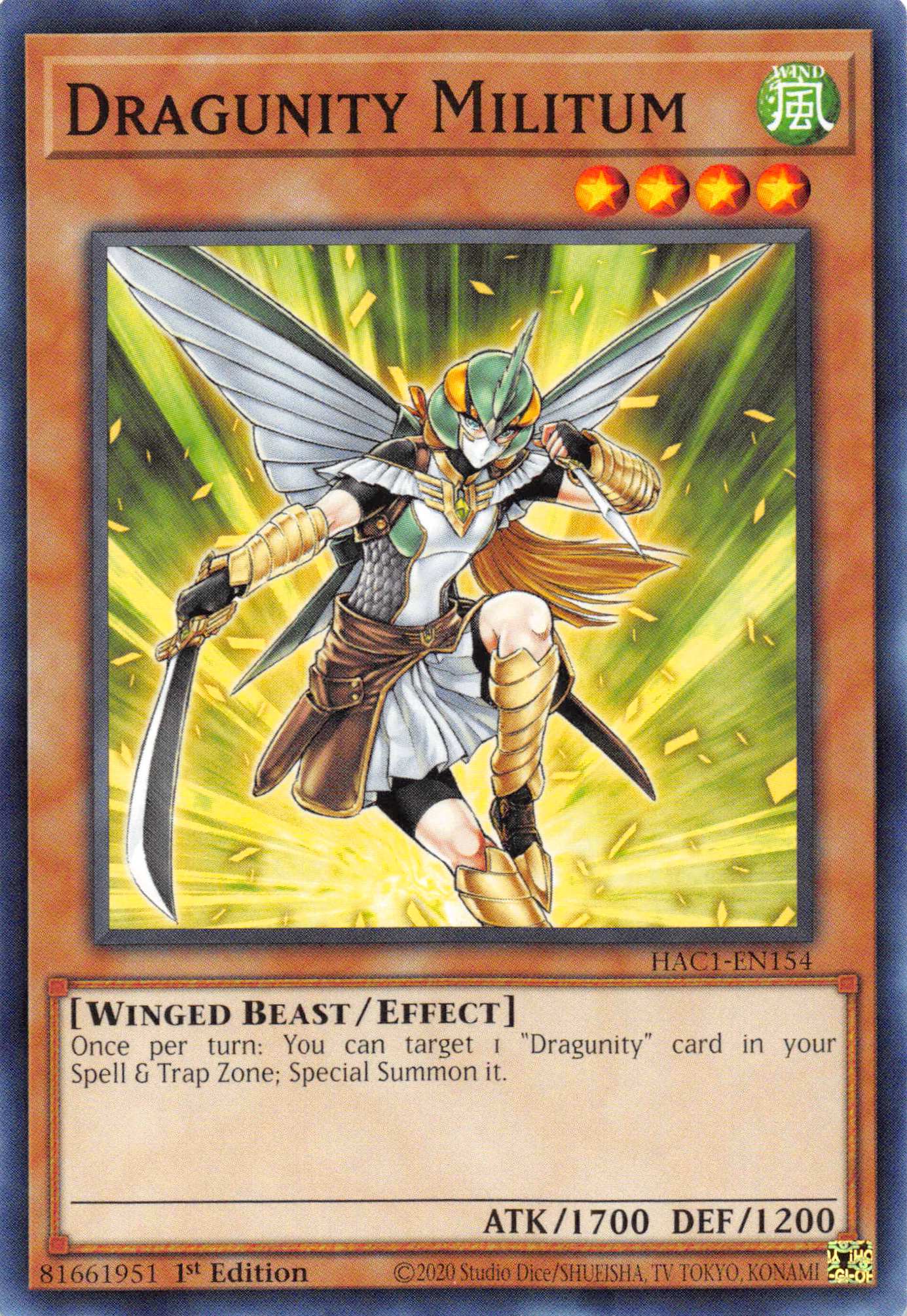 Dragunity Militum [HAC1-EN154] Common | Fandemonia Ltd