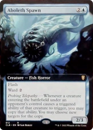 Aboleth Spawn (Extended Art) [Commander Legends: Battle for Baldur's Gate] | Fandemonia Ltd
