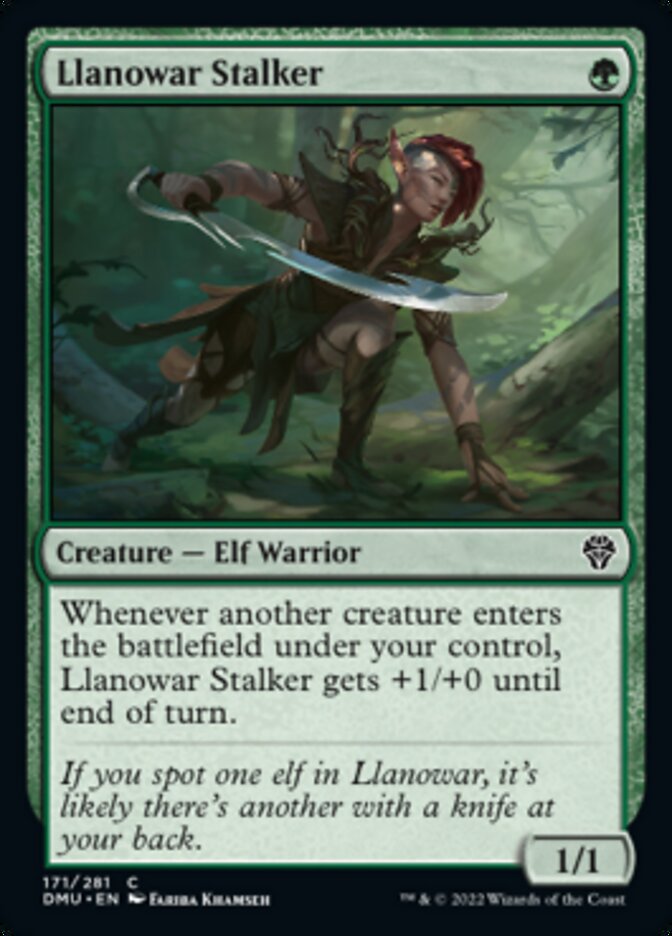 Llanowar Stalker [Dominaria United] | Fandemonia Ltd