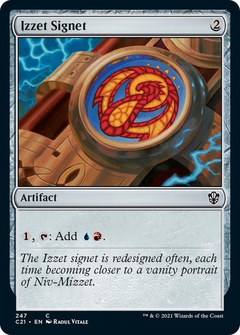 Izzet Signet [Commander 2021] | Fandemonia Ltd