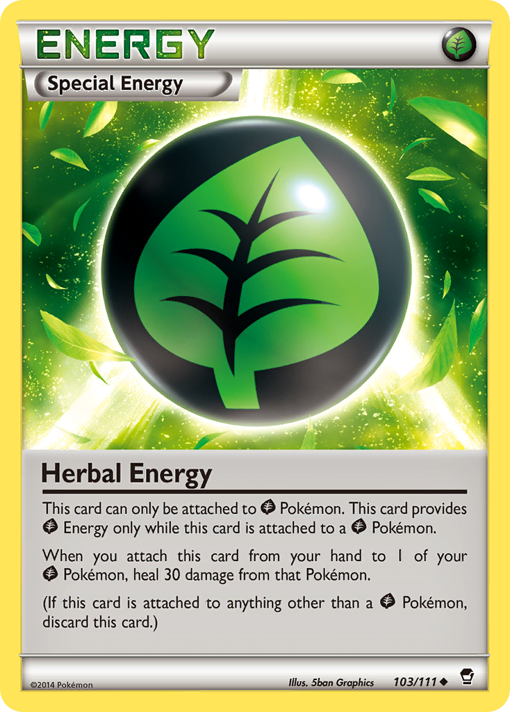 Herbal Energy (103/111) [XY: Furious Fists] | Fandemonia Ltd