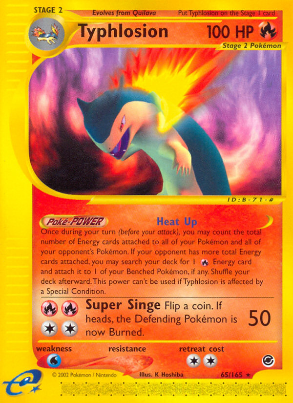 Typhlosion (65/165) [Expedition: Base Set] | Fandemonia Ltd