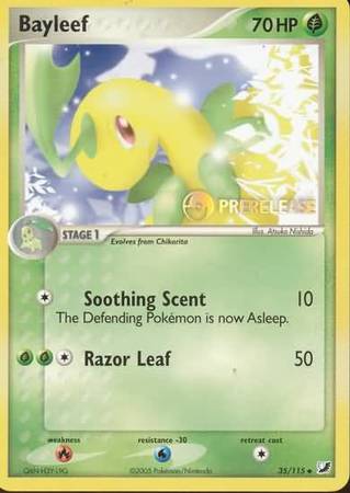 Bayleef (35/115) (Prerelease Promo) [Nintendo: Black Star Promos] | Fandemonia Ltd