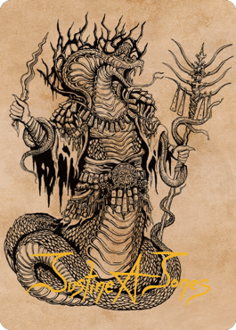 Sivriss, Nightmare Speaker Art Card (51) (Gold-Stamped Signature) [Commander Legends: Battle for Baldur's Gate Art Series] | Fandemonia Ltd