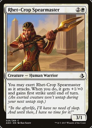 Rhet-Crop Spearmaster [Amonkhet] | Fandemonia Ltd