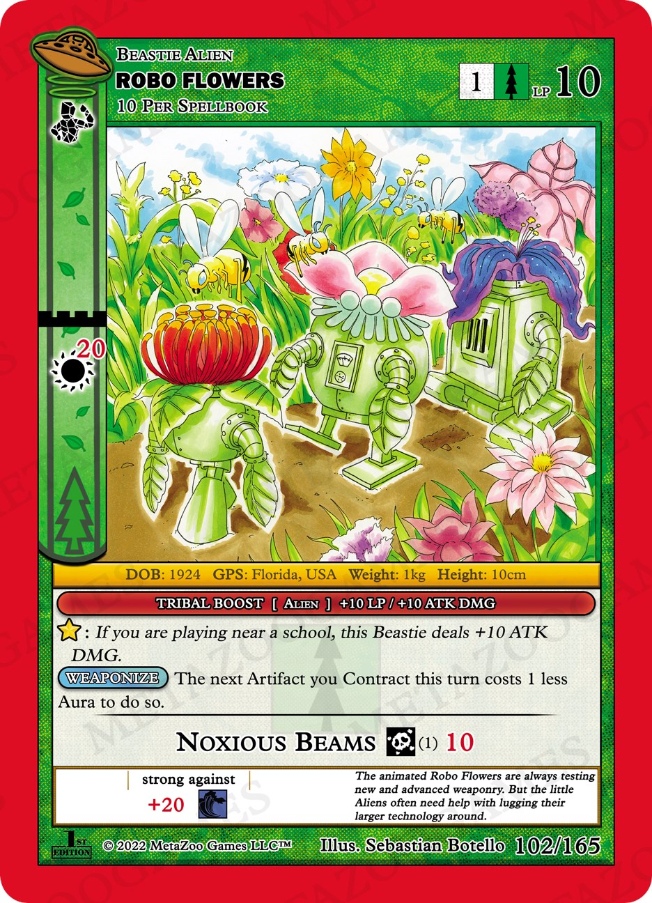 Robo Flowers [Cryptid Nation: UFO First Edition] | Fandemonia Ltd