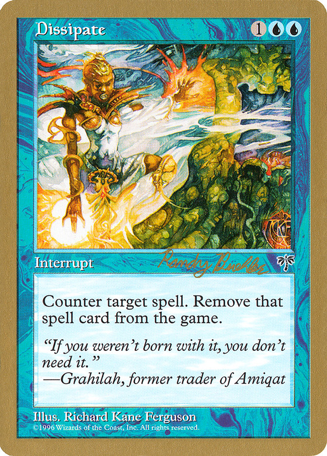 Dissipate (Randy Buehler) [World Championship Decks 1998] | Fandemonia Ltd
