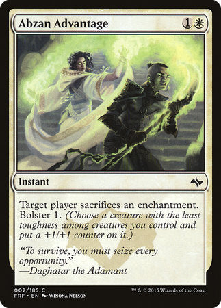 Abzan Advantage [Fate Reforged] | Fandemonia Ltd