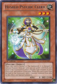 Hushed Psychic Cleric [EXVC-EN027] Rare | Fandemonia Ltd