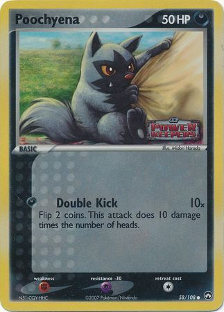 Poochyena (58/108) (Stamped) [EX: Power Keepers] | Fandemonia Ltd