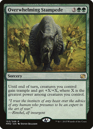 Overwhelming Stampede [Modern Masters 2015] | Fandemonia Ltd