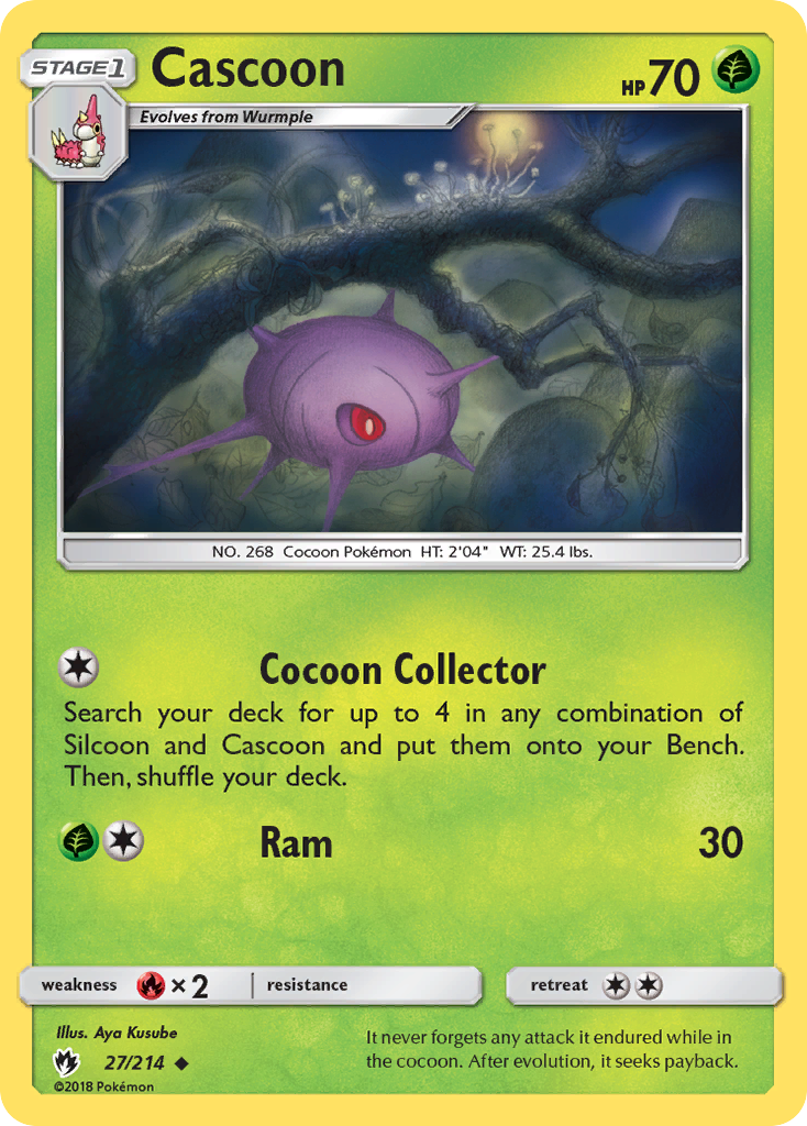 Cascoon (27/214) [Sun & Moon: Lost Thunder] | Fandemonia Ltd