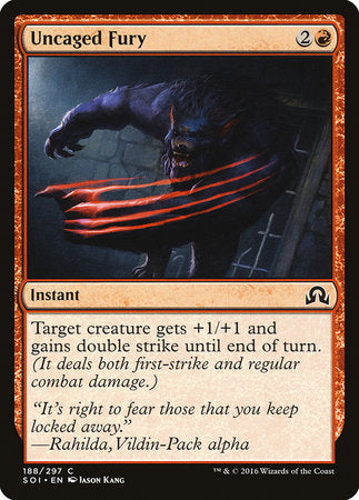 Uncaged Fury [Shadows over Innistrad] | Fandemonia Ltd