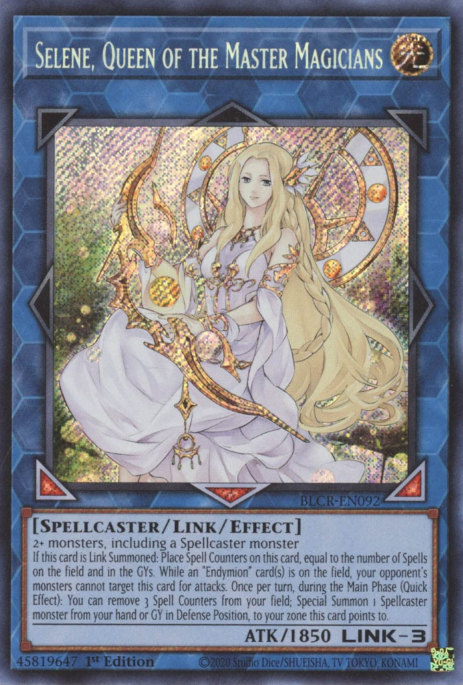 Selene, Queen of the Master Magicians [BLCR-EN092] Secret Rare | Fandemonia Ltd