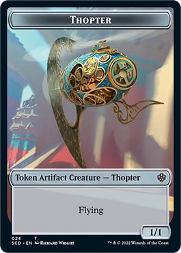 Cat Bird // Thopter Double-Sided Token [Starter Commander Decks] | Fandemonia Ltd
