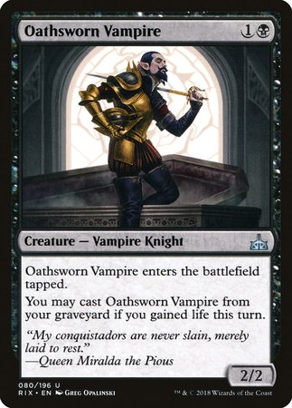 Oathsworn Vampire [Rivals of Ixalan] | Fandemonia Ltd