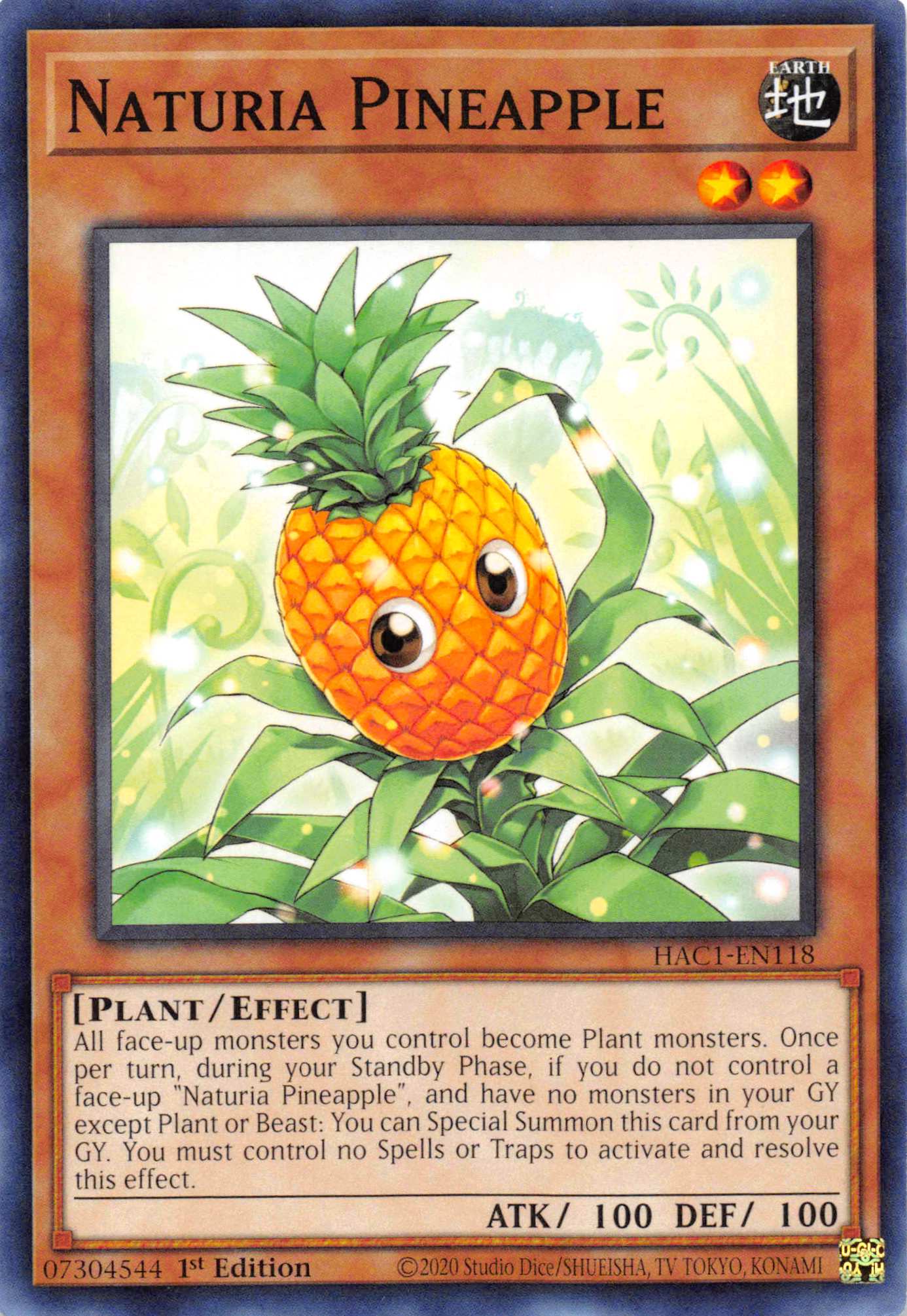 Naturia Pineapple [HAC1-EN118] Common | Fandemonia Ltd