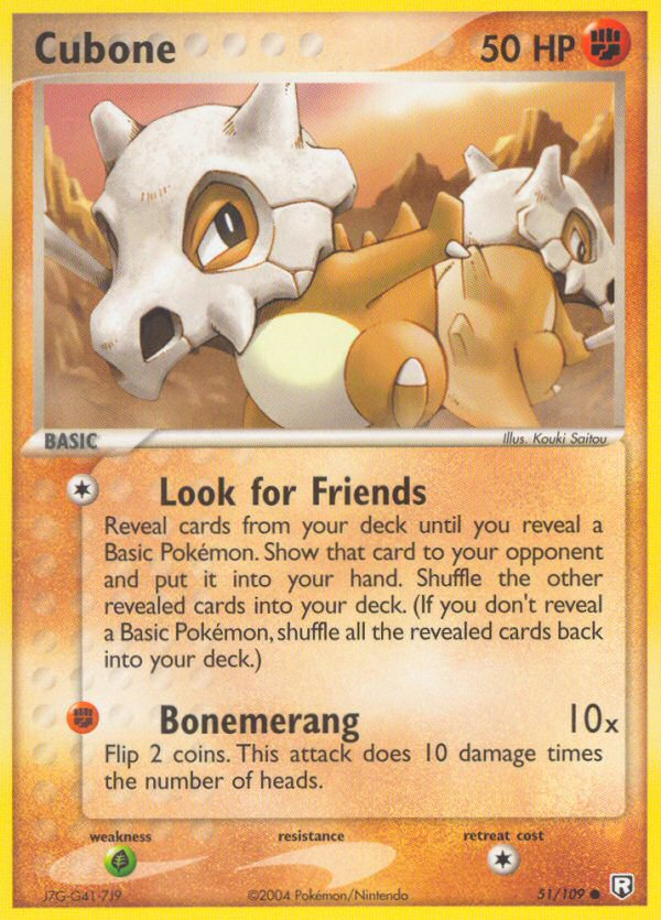 Cubone (51/109) [EX: Team Rocket Returns] | Fandemonia Ltd