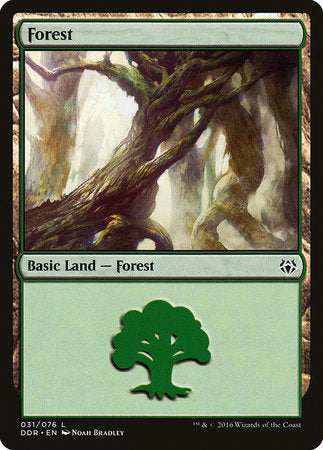 Forest (31) [Duel Decks: Nissa vs. Ob Nixilis] | Fandemonia Ltd