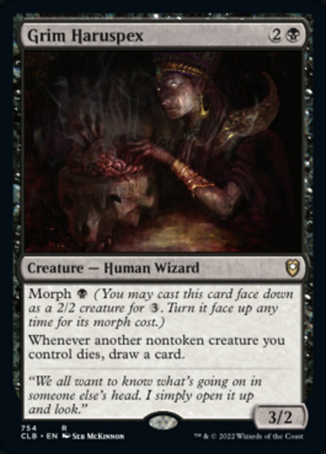 Grim Haruspex [Commander Legends: Battle for Baldur's Gate] | Fandemonia Ltd