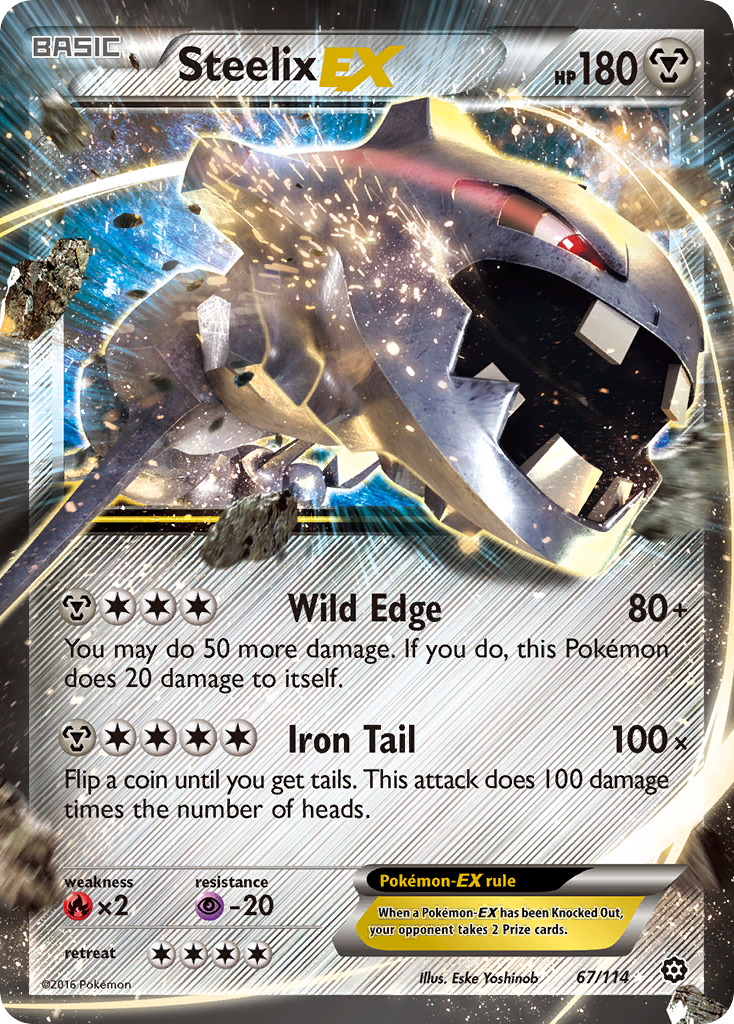 Steelix EX (67/114) [XY: Steam Siege] | Fandemonia Ltd