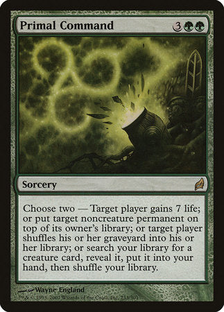 Primal Command [Lorwyn] | Fandemonia Ltd
