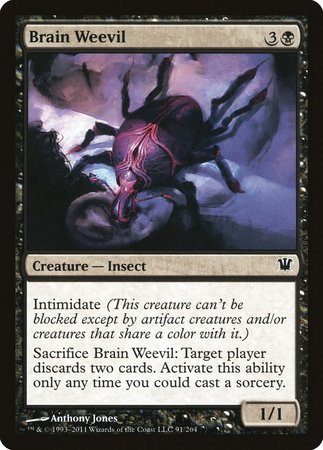 Brain Weevil [Innistrad] | Fandemonia Ltd