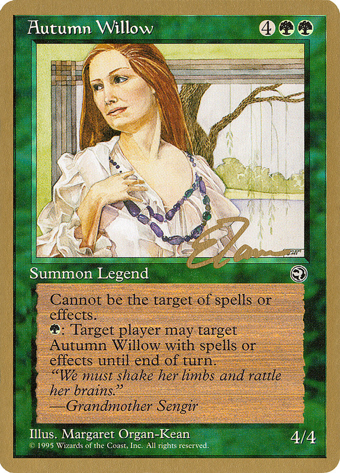 Autumn Willow (Eric Tam) [Pro Tour Collector Set] | Fandemonia Ltd