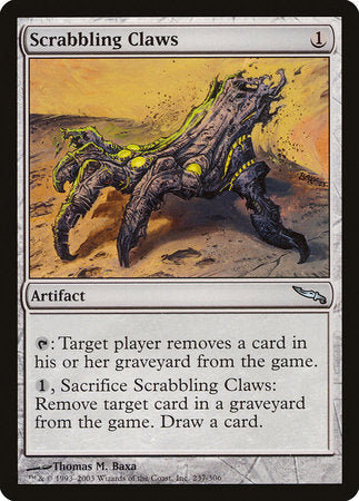 Scrabbling Claws [Mirrodin] | Fandemonia Ltd