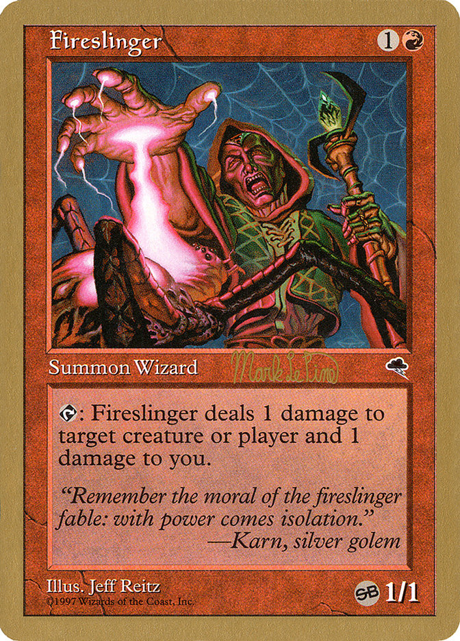Fireslinger (Mark Le Pine) (SB) [World Championship Decks 1999] | Fandemonia Ltd