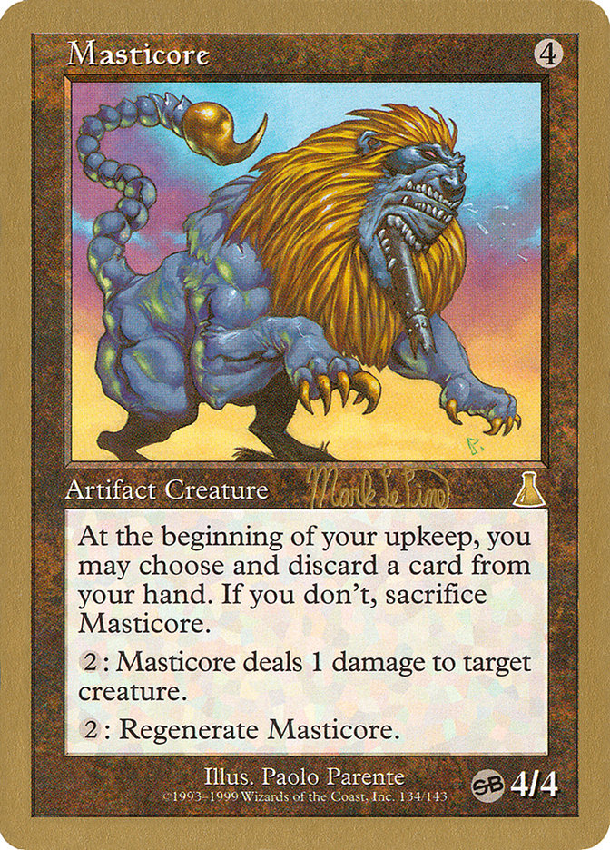 Masticore (Mark Le Pine) (SB) [World Championship Decks 1999] | Fandemonia Ltd
