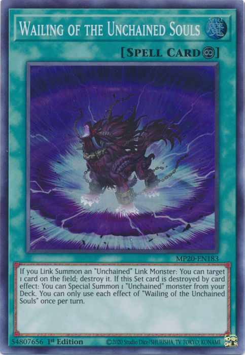 Wailing of the Unchained Souls [MP20-EN183] Super Rare | Fandemonia Ltd