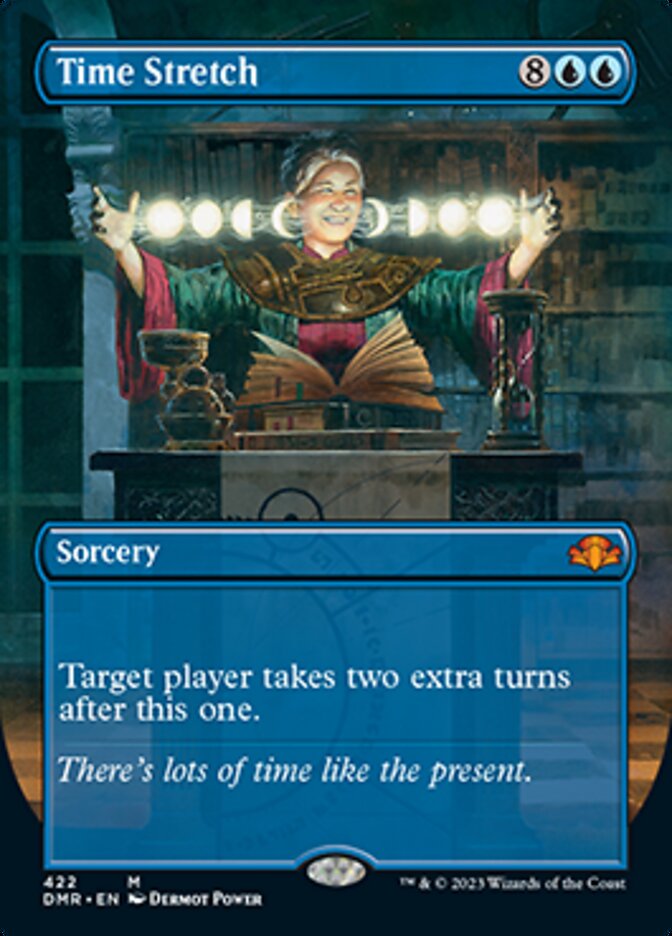 Time Stretch (Borderless Alternate Art) [Dominaria Remastered] | Fandemonia Ltd